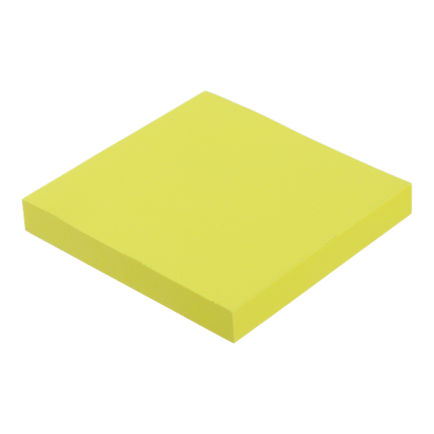 Блок бумаги для записей с клейким слоем Buromax Neon 75x75мм 100 листов желтый (BM.2382-08) - Фото 2 Блок бумаги для записей с клейким слоем Buromax Neon 75x75мм 100 листов желтый (BM.2382-08) - изображение 2