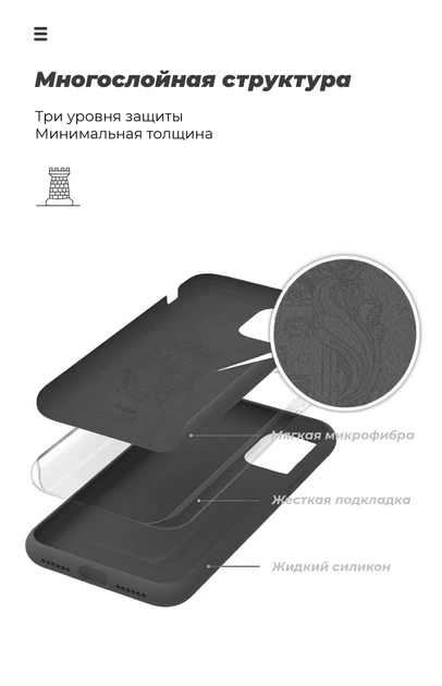 Чехол для смартфона Huawei P40 Pro ArmorStandart Icon Case Black (ARM56325) - изображение 3