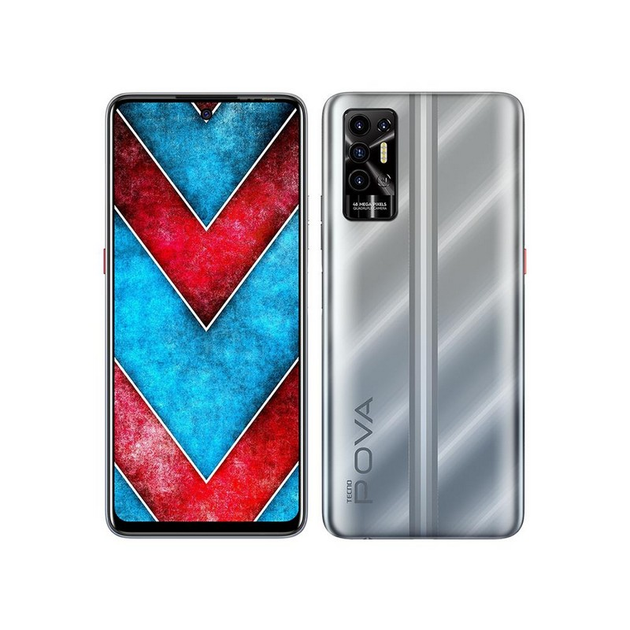 Смартфон Tecno Pova-2 (LE7n) 4/64GB Dual Sim Polar Silver ...