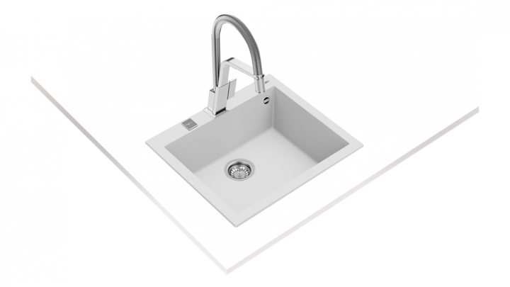 Мойка кухонная Teka - FORSQUARE 50.40 TG УЛЬТРА БЕЛЫЙ 115230009 - Фото 2 Мойка кухонная Teka - FORSQUARE 50.40 TG УЛЬТРА БЕЛЫЙ 115230009 - изображение 2