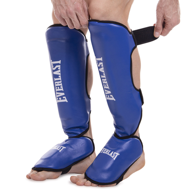 Защита для ног защита голени и стопы Everlast Heroe 3563 размер S Blue ...