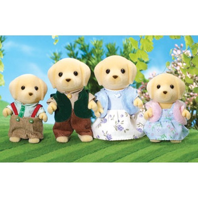 Sylvanian families hot sale yellow labrador family