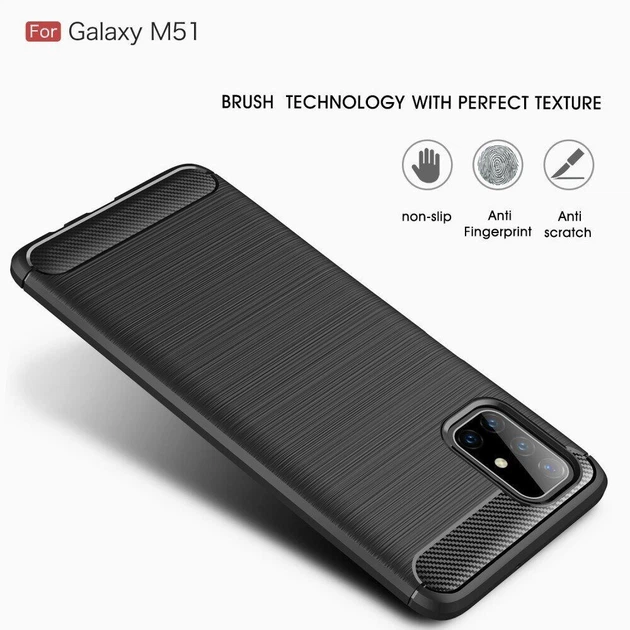 Противоударный чехол Fashion Case Urban для Samsung Galaxy M51 Черный - Фото 5 Противоударный чехол Fashion Case Urban для Samsung Galaxy M51 Черный - изображение 5