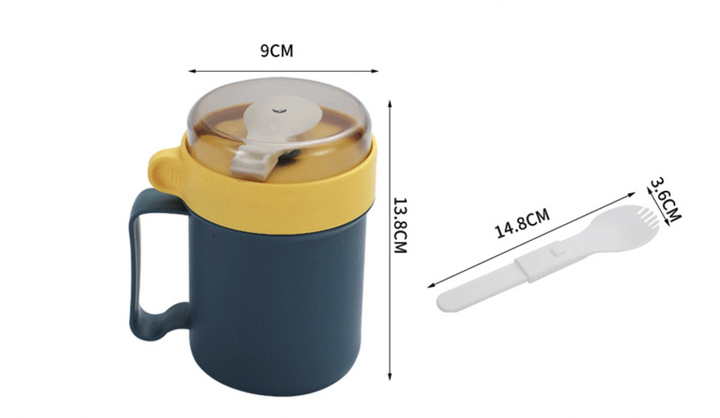 Ланч бокс супниця Cup 500 мл синя/жовта (LB-54914) - Фото 4 Ланч бокс супниця Cup 500 мл синя/жовта (LB-54914) - зображення 4