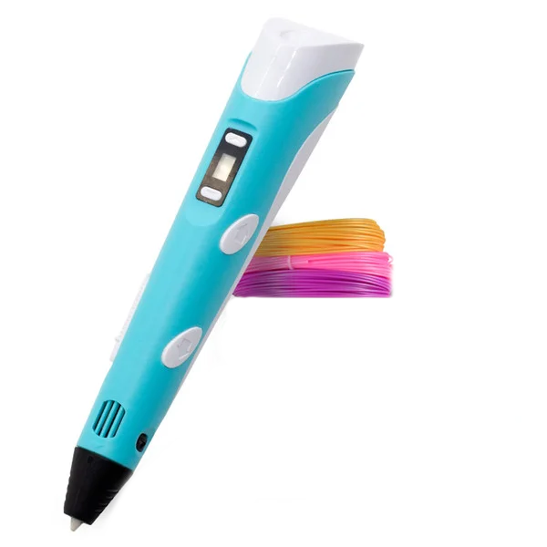 3D ручка Smart c LCD дисплеем Pen 2 3D принтер для рисования Синяя 144333С - Фото 1 3D ручка Smart c LCD дисплеем Pen 2 3D принтер для рисования Синяя 144333С - изображение 1