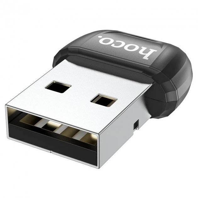 Адаптер Bluetooth Hoco Wireless Adaptors UA18 Black - Фото 2 Адаптер Bluetooth Hoco Wireless Adaptors UA18 Black - изображение 2