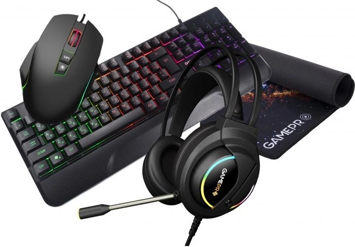 Комплект дротовий GamePro Gameset 4 в 1 USB (GS1252) - изображение 3