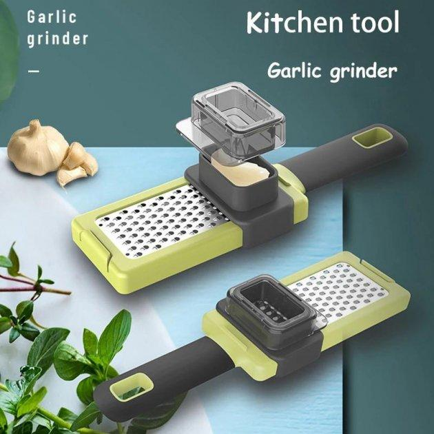 Ручна терка для часнику часник Functional kitchen gardget - зображення 3