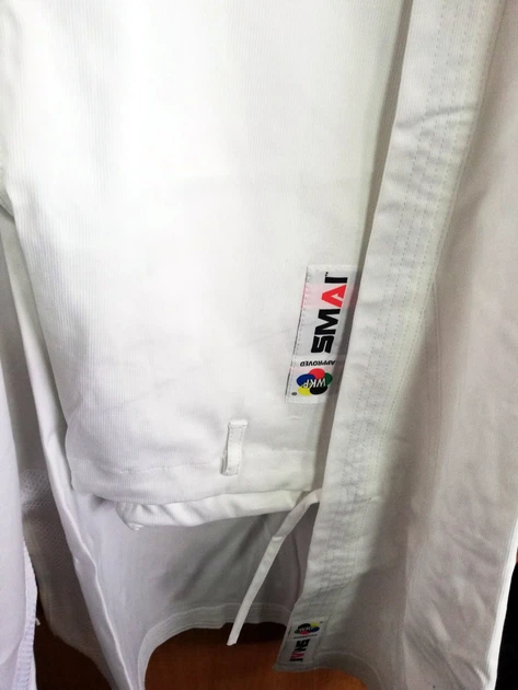 Кимоно FLEX FX KUMITE GI STRETCH с лицензией WKF SMAI белое размер 5 (180) - изображение 2