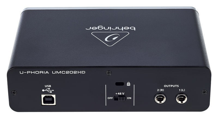 Аудиоинтерфейс / звуковая карта Behringer U-Phoria UMC202HD – фото ...