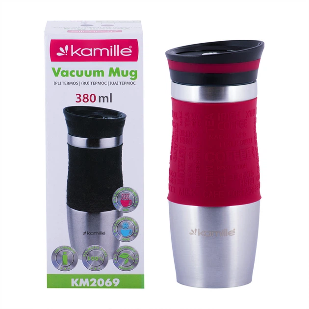 Термокружка Kamille KM-2069 380 мл - изображение 9