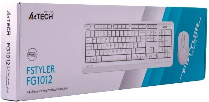 Комплект A4Tech FG1012 Wireless White - изображение 5