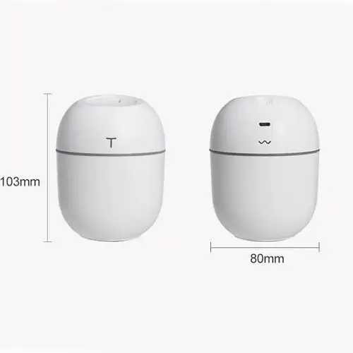 Мини увлажнитель воздуха с подсветкой 180 мл от USB Supretto (5101849) - изображение 3