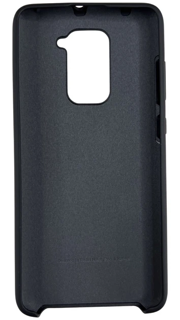 Чехол Soft Case на Xiaomi Redmi Note 9 черный - Фото 2 Чехол Soft Case на Xiaomi Redmi Note 9 черный - изображение 2