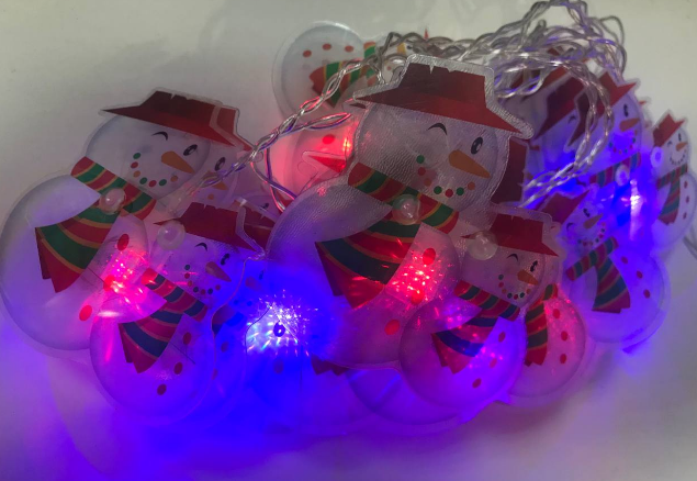 Гирлянда новогодняя Снеговики (2 м) V-Toy - изображение 2