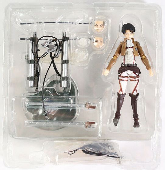Коллекционная фигурка Леви Аккерман Атака на титанов Figma Attack on Titan (14 cm) V-Toy - Фото 5 Коллекционная фигурка Леви Аккерман Атака на титанов Figma Attack on Titan (14 cm) V-Toy - изображение 5