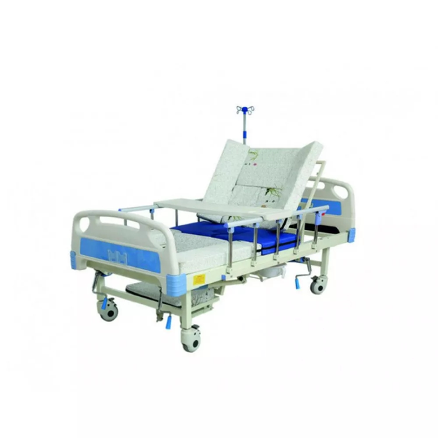 Медицинская кровать с туалетом и функцией бокового переворота для тяжелобольных MED1-H03-2 - изображение 1