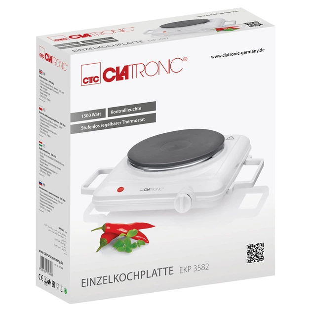 Електроплита CLATRONIC EKP 3582 - Фото 5 Електроплита CLATRONIC EKP 3582 - зображення 5