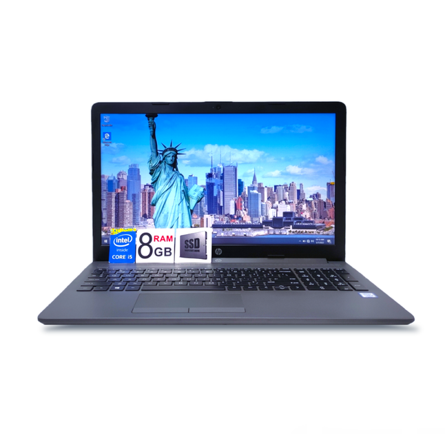 Ноутбук HP 250 G7 HD 15.6 Core i5-8265U (4 ядра) 8GB Ram DDR4 SSD