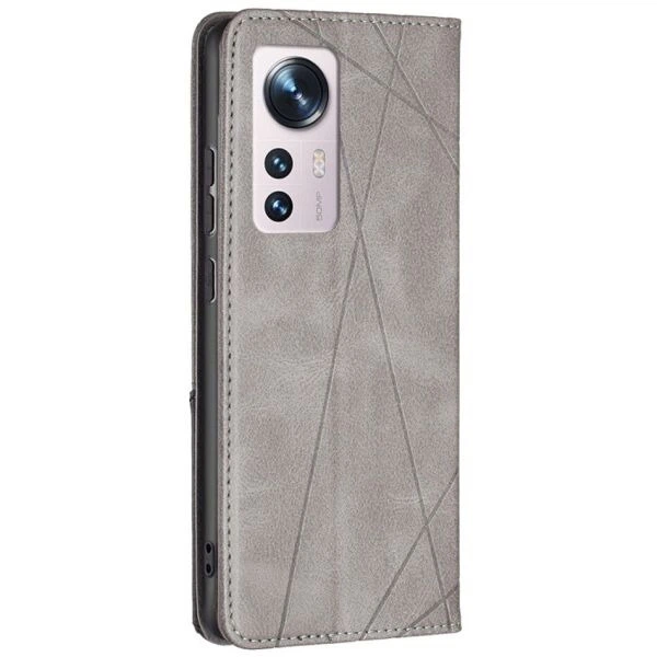 Чехол UniCase Geometric Pattern для Xiaomi 12 / 12X - Grey - изображение 4