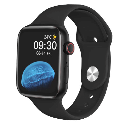 Cмарт-годинник Smart Watch HW22 IP68, 44mm Aluminium, бездротова зарядка (Black) - зображення 3