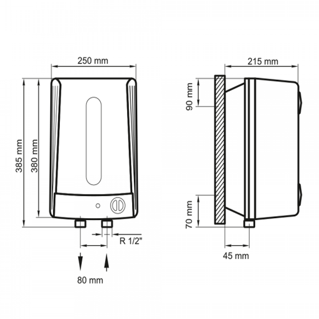 Водонагреватель ARTI WH Compact SA 5L/1 - изображение 3