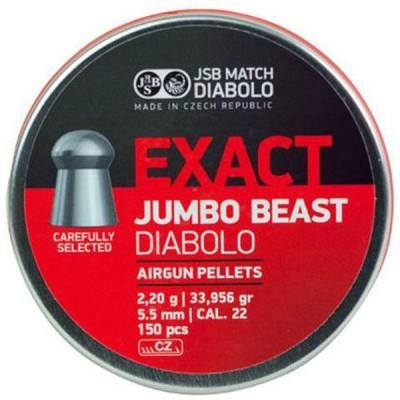 Пульки JSB Exact Jumbo Beast 5,52 мм 150 шт/уп (546387-150) - зображення 1