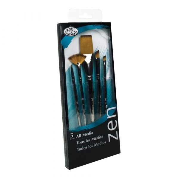 Набор кистей 5шт Royal & Langnickel Zen Brush (set731) - Фото 1 Набор кистей 5шт Royal & Langnickel Zen Brush (set731) - изображение 1
