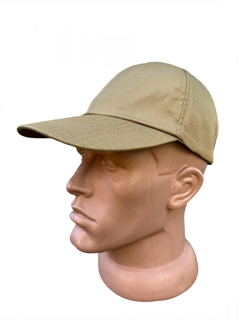 Кепка бейсболка койот, кепка все польова, кепки чоловічі військові головні убори, бейсболка армійська - зображення 1