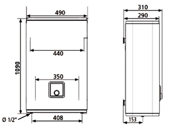 Бойлер Atlantic Vertigo Steatite Essential 80 MP-065 2F 220E-S 1500W сухі ТЕНи - зображення 10