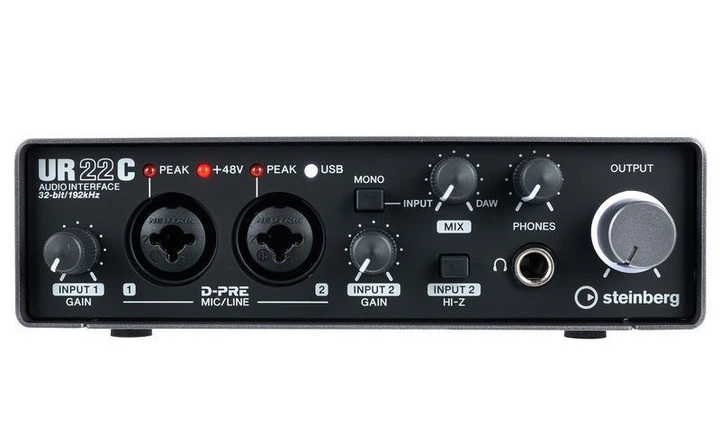Аудиоинтерфейс / звуковая карта Steinberg UR22C – фото, отзывы