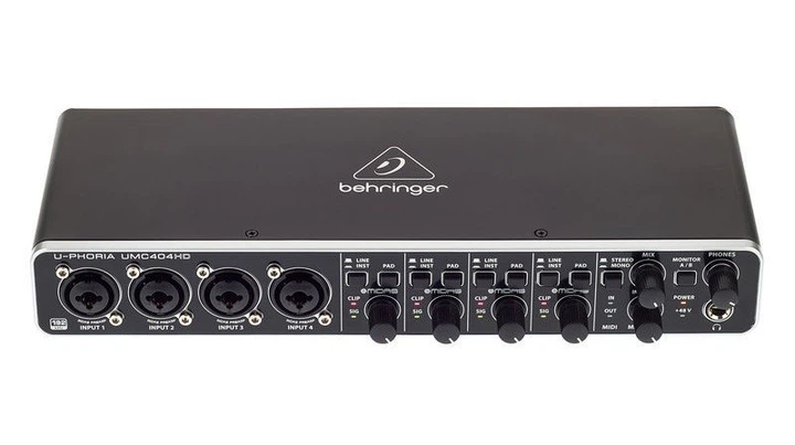 Аудиоинтерфейс / звуковая карта Behringer UMC404HD – фото, отзывы