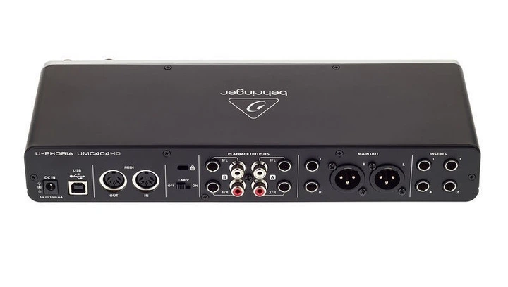 Аудиоинтерфейс / звуковая карта Behringer UMC404HD – фото, отзывы