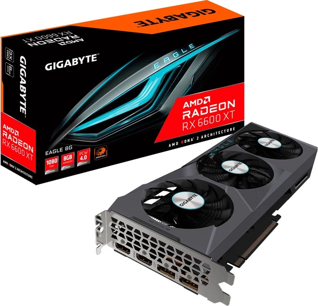 Видеокарта Gigabyte Radeon RX 6600 XT 8Gb EAGLE (GV-R66XTEAGLE-8GD) - изображение 3