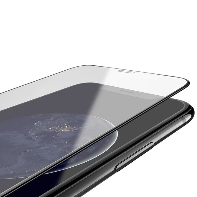 Защитное полноэкранное стекло закаленное для iPhone 13 mini |5.4"/2.5D рамка| HOCO G1 Черный - изображение 5