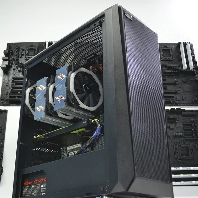 Двухпроцессорная рабочая станция PowerUp #127 Xeon E5 2670 v2 x2/64 GB/SSD 240 GB/NVIDIA Quadro M4000 8GB - Фото 2 Двухпроцессорная рабочая станция PowerUp #127 Xeon E5 2670 v2 x2/64 GB/SSD 240 GB/NVIDIA Quadro M4000 8GB - изображение 2