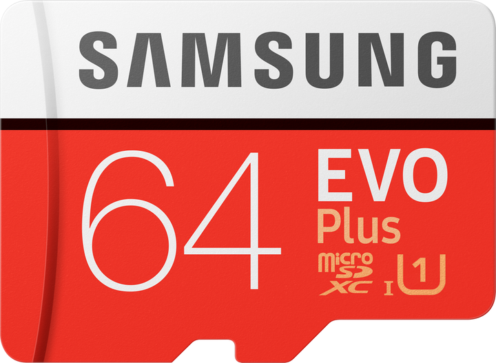 Samsung EVO Plus microSDXC 64GB UHS-I Class 10 + SD адаптер (MB-MC64HA/RU) - изображение 1