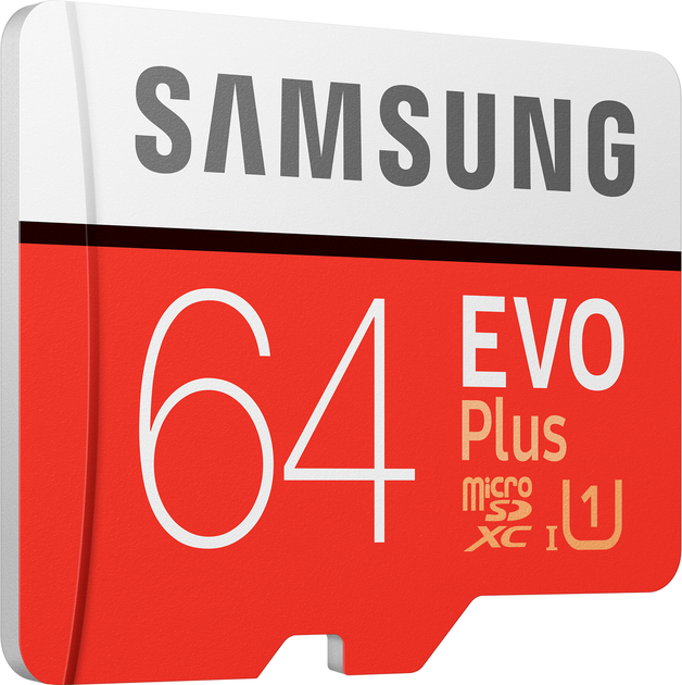 Карта памяти Samsung EVO Plus microSDXC 64GB UHS-I Class 10 + SD адаптер (MB-MC64HA/RU) - изображение 3