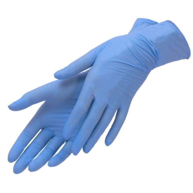 Перчатки нитриловые M синие Medicare неопудренные 100 шт - изображение 2