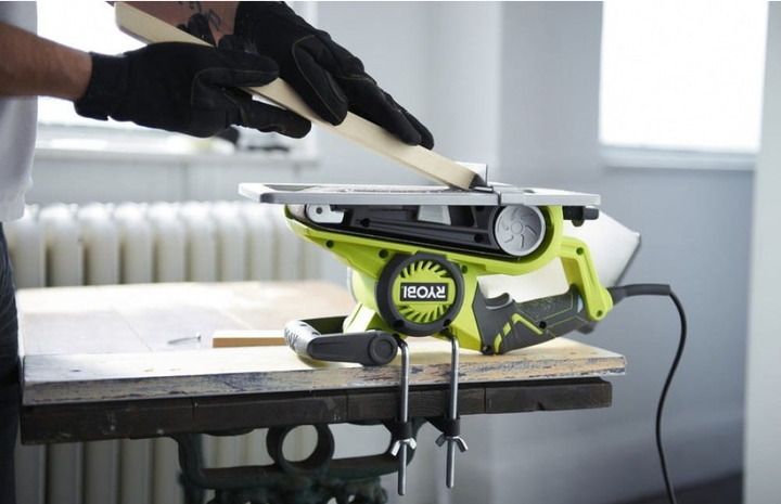 Шлифмашина ленточная Ryobi EBS750 - зображення 3