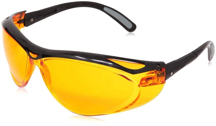 Тактичні балістичні окуляри Basics Blue Light Safety Glasses Eye Protection Anti-Fog Orange - изображение 1