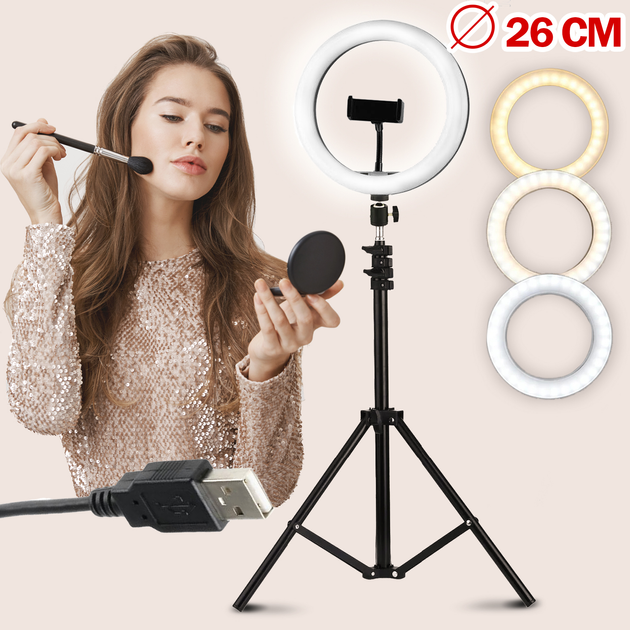 Как правильно выбрать кольцевую лампу для макияжа? | aikimaster.ru