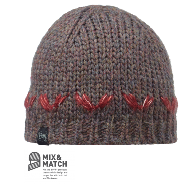 Шапка Buff Knitted Hat Lile Коричневий - Фото 1 Шапка Buff Knitted Hat Lile Коричневий - изображение 1