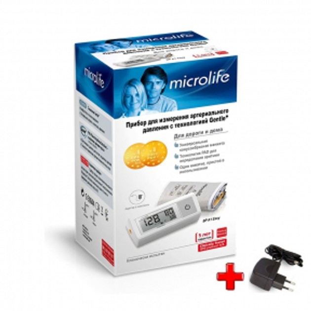 Тонометр Microlife BP A1 Easy автоматичний з адаптером на плече гарантія 5 років - зображення 1