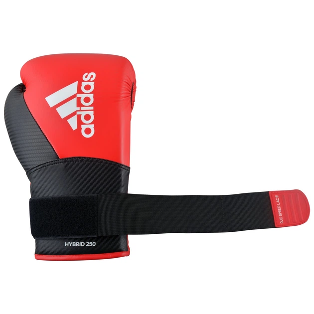 Боксерские перчатки Adidas Hybrid 250 (adiH250TG) Red/Black 12 унций - изображение 5
