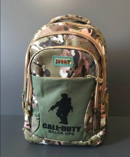 Рюкзак тактичний водовідштовхуючий Call of Duty піксель пустеля, армійський, військовий, туристичний, похідний, Shopaу 40л Зелений - зображення 1