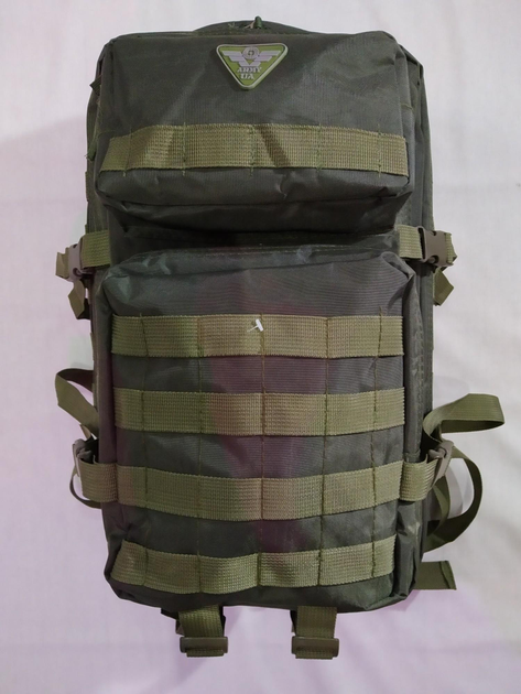 Рюкзак тактический Favor 45л. Зеленый - изображение 1