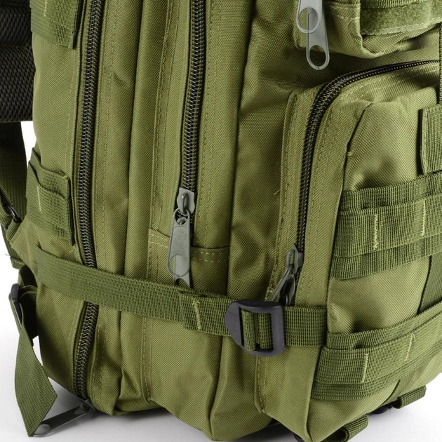 Штурмовий Рюкзак Тактичний Військовий 35л Зелений - зображення 2