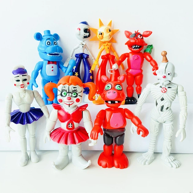 激安！！ アプローズ社 ＤＣキャラ巨大ソフビ５体セット 1988製美品！！ Игровой набор Five Nights at Freddy's A15 - 8 героев Солнце и Луна