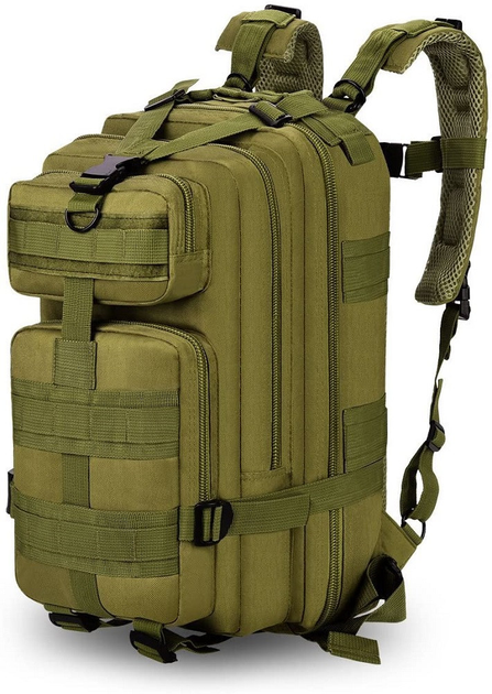 Рюкзак тактический A02 25 л, олива - зображення 1